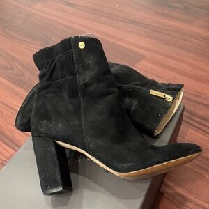 Louise et Cie Black Suede Heeled Boots